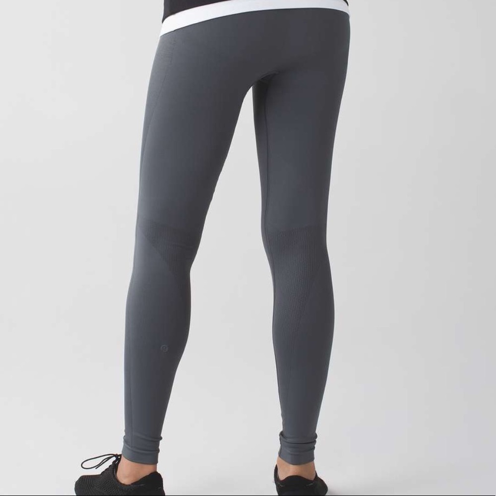 Lululemon zone in tights (charcoal grey)